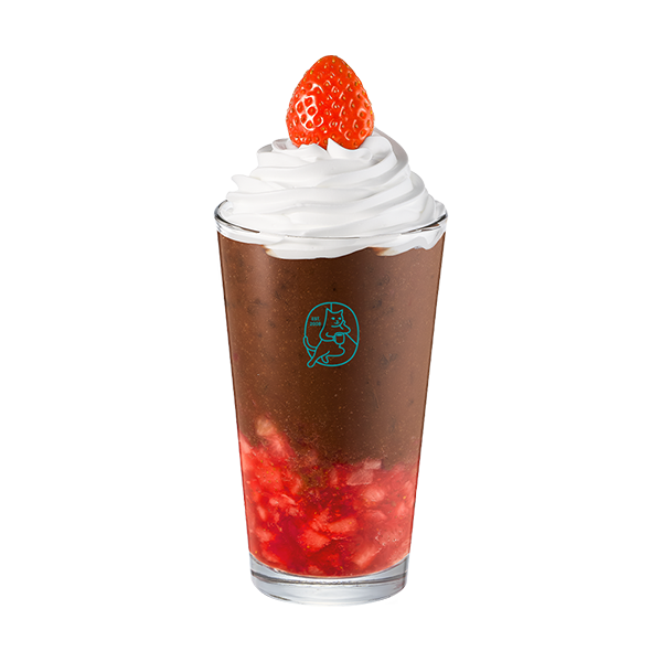 딸기 초코칩 프라페노